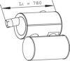 DINEX 28464 Middle Silencer